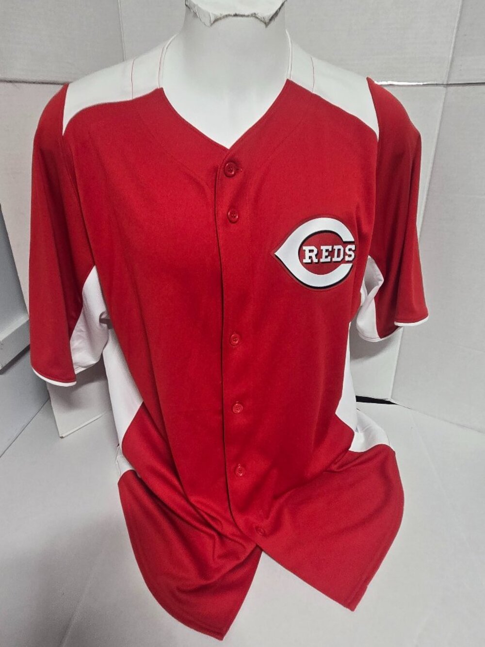Cincinnati Reds Majestic Cool Base MLB Jersey Men’s XL Red 2011 Baseball